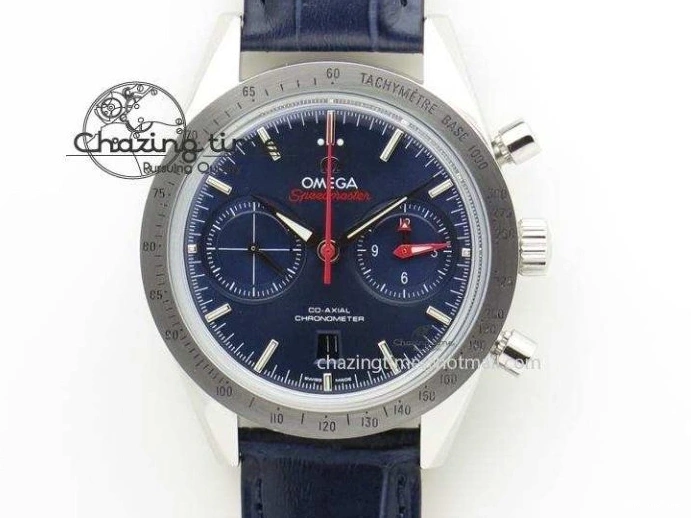 0401 Elegant Seamaster 300 Heritage SS VSF 1:1 Best Edition Blue Dial on SS Bracelet A 7701